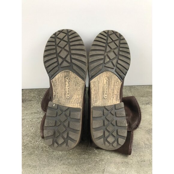 BareTraps Shakira Motostyle Boots Womens 9 Brown Leather Fur Lined - Picture 8 of 10